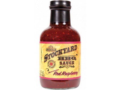 BBQ omáčka Stockyard Red Raspberry, 350 ml