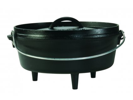 Litinový outdoorový hrnec s poklicí Lodge 3,8l (Camp Dutch Oven)