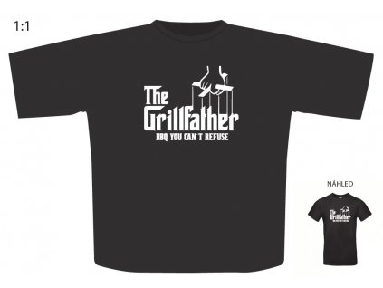 Triko s motivem "The Grillfather"