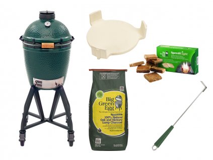 Keramický gril Big Green Egg Medium - balíček "Easy start"