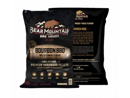 Bear Mountain pelety - Bourbon, 9 kg