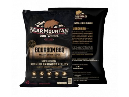 Bear Mountain pelety - Bourbon Blend, 9 kg