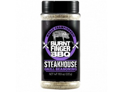 Steakové koření Burnt Finger Steakhouse grill, 335 g