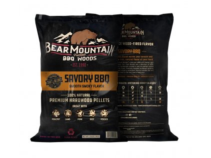 Bear Mountain pelety - Savory Blend, 9 kg