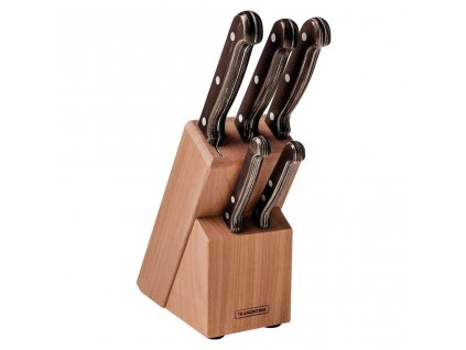 Set kuchyňských nožů Tramontina Polywood 6 ks - hnědý