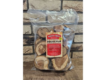 Dřevěné špalíky k uzení - BROSKVOŇ, 3 kg