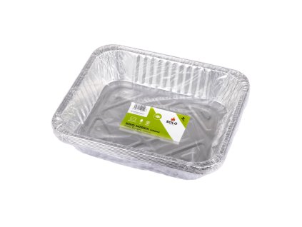 SOLO Obdélníková BBQ miska 3100 ml / 5 ks