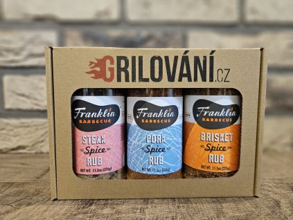 Sada grilovacího koření Franklin Barbecue v dárkové krabičce