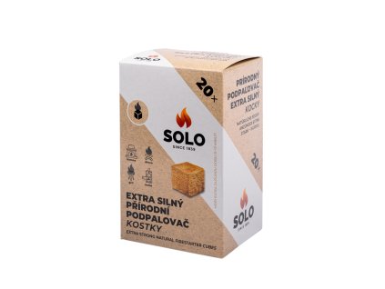 SOLO podpalovač extra silný KOSTKY 20 ks