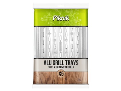 Piknik grilovací tácek 23 x 34 cm, 5 ks