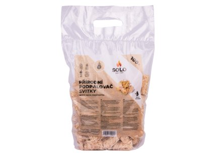 SOLO podpalovač přírodní SVITKY 100 ks