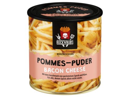 Rock'n'Rubs koření na hranolky - slanina a sýr, 150 g