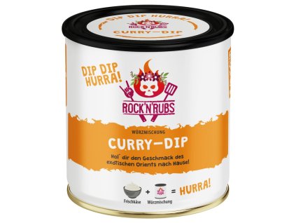 Rock'n'Rubs kořenící směs na dip - KARI, 140 g