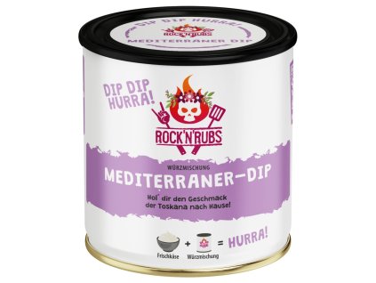 Rock'n'Rubs kořenící směs na dip - STŘEDOZEMNÍ, 140 g