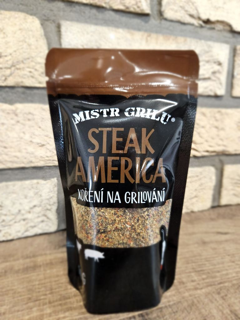 Grilovací koření Mistr grilu Steak America, 150 g