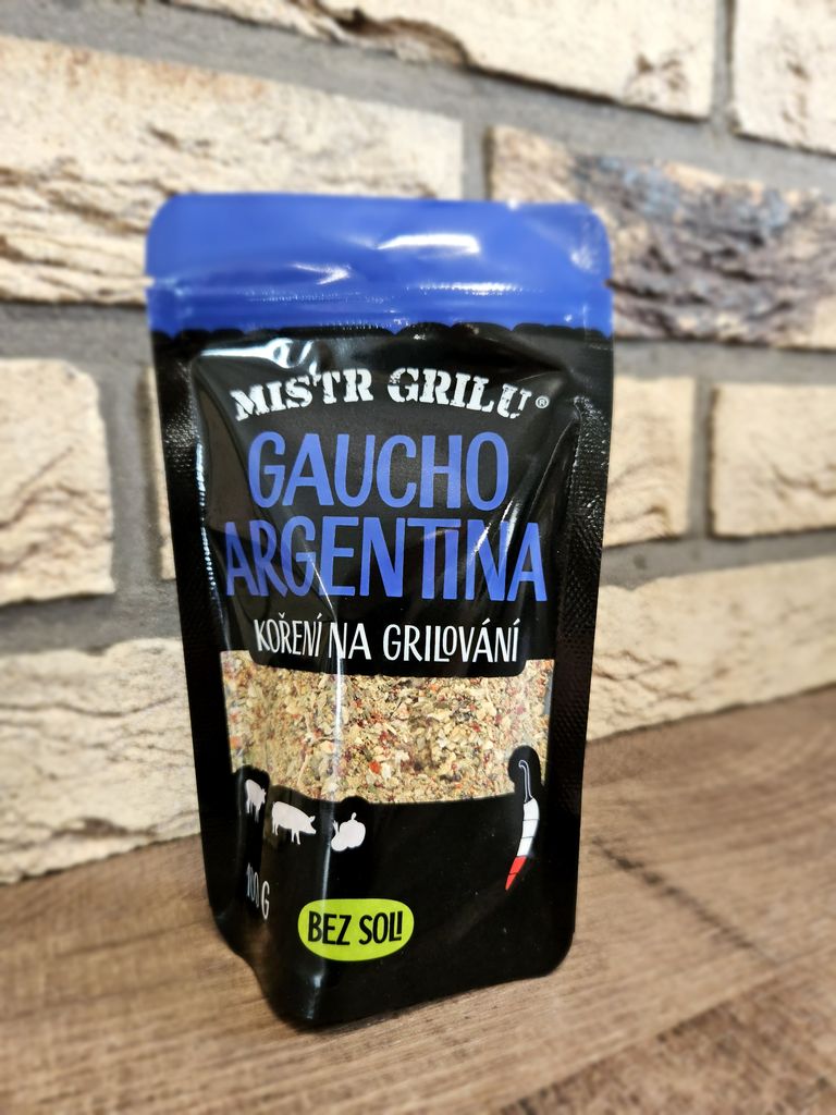 Grilovací koření Mistr grilu Gaucho Argentina BEZ SOLI,  100 g
