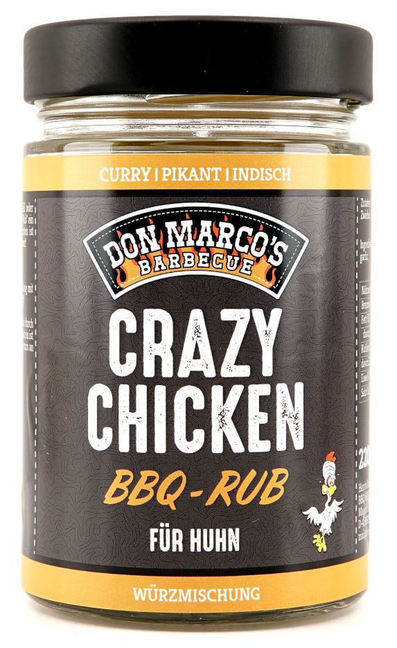 Don Marco´s BBQ Grilovací koření Crazy Chicken, 220 g