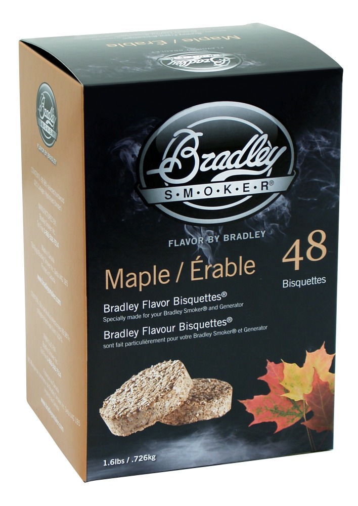 Bradley Smoker Udící briketky Javor - 48ks