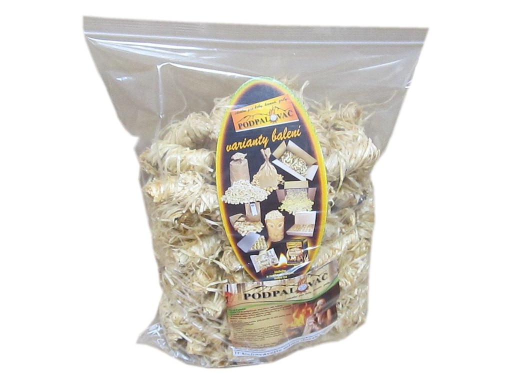 Ostatní Podpalovač z dřevité vlny - pytel, 160 ks