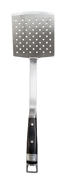 Steven Raichlen Best of Barbecue Obracečka na gril s dřevěnou rukojetí