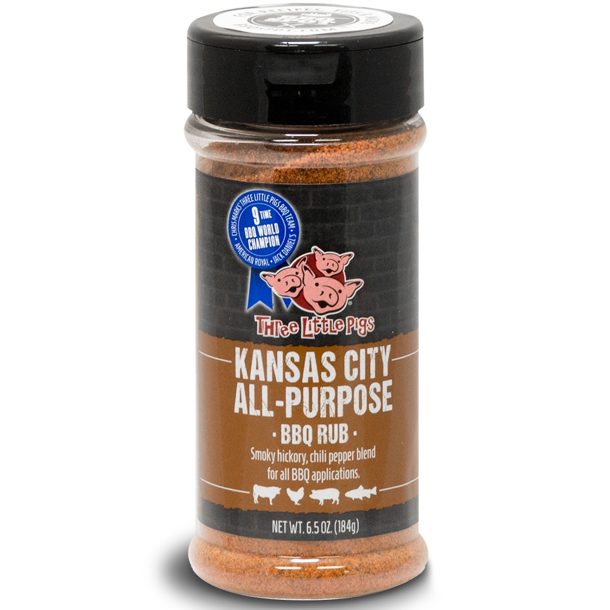 BBQ koření Three Little Pigs "All-purpose", 184 g BBQ koření Three Little Pigs "All-purpose", 184 g