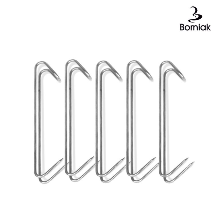 Borniak Dvojité háky do udírny, 5 ks