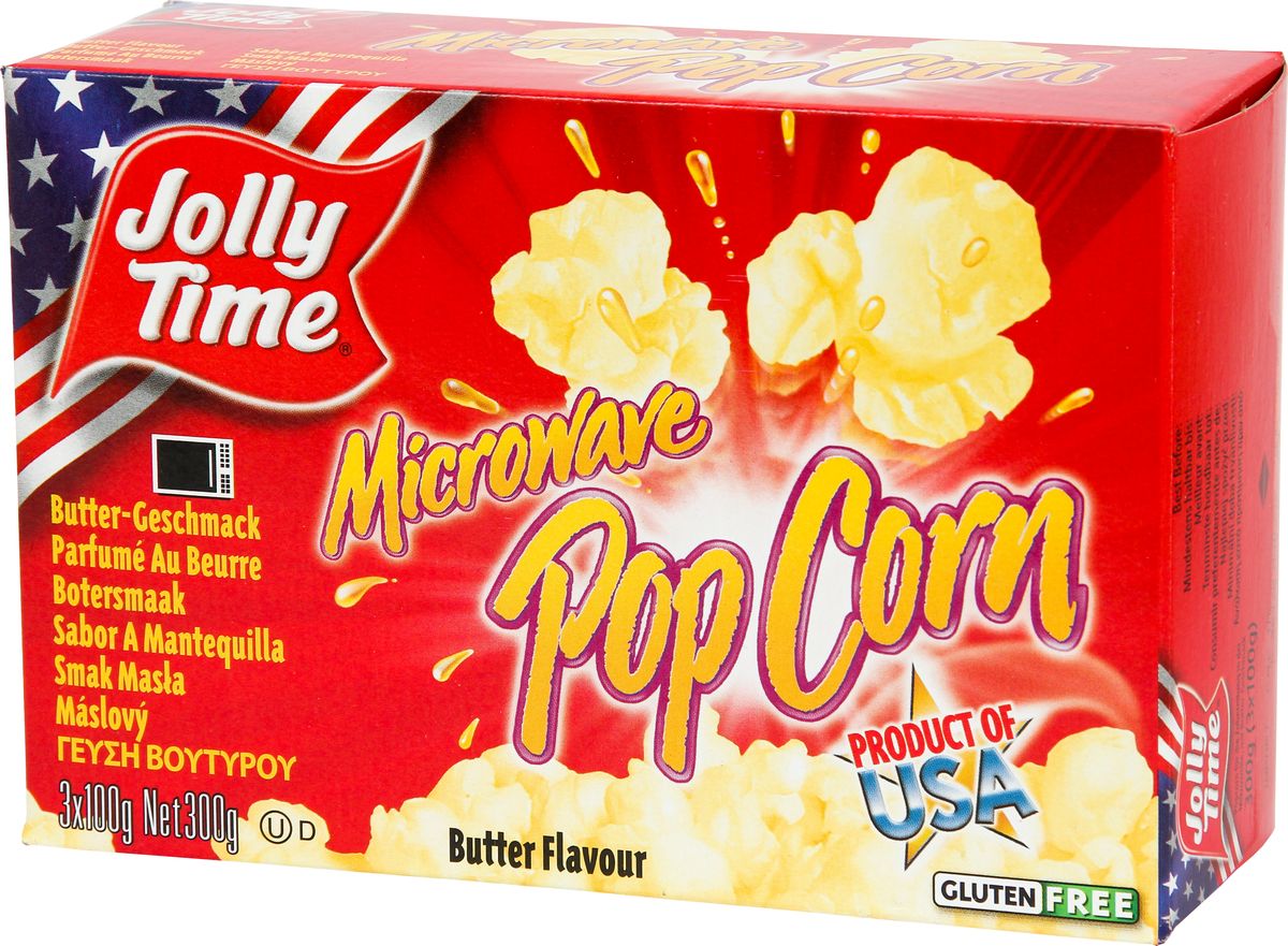 Popcorn Jolly Time Butter, 3x100g