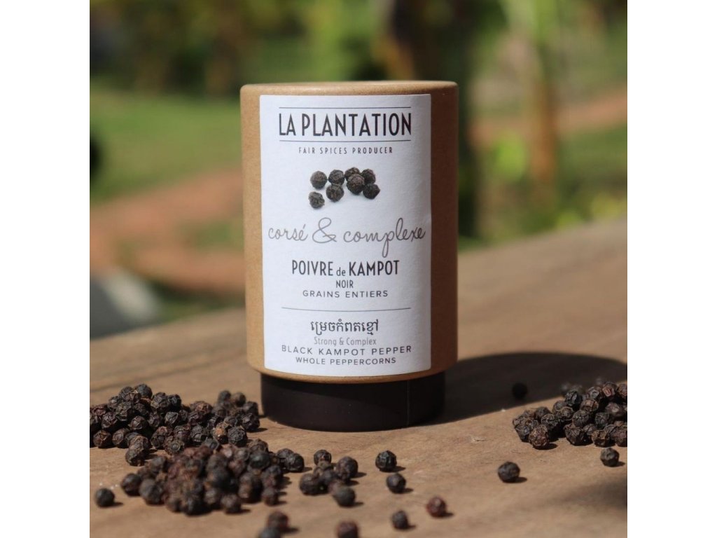 La Plantation Kampotský pepř černý celý 50 g