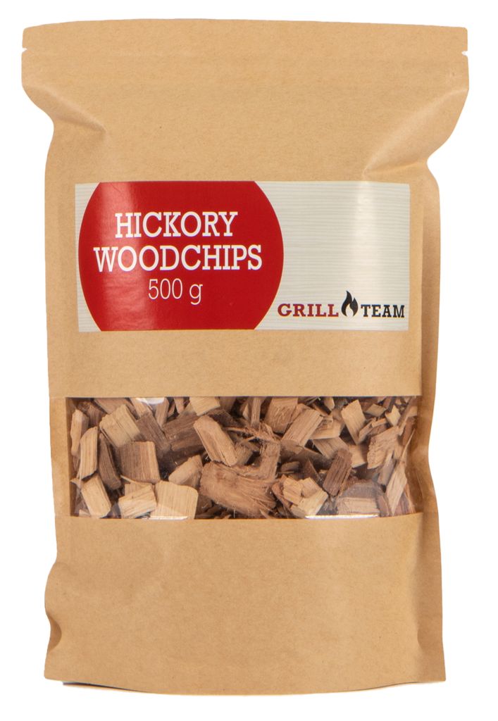 GrillTeam Dřevěné lupínky hickory, 500 g