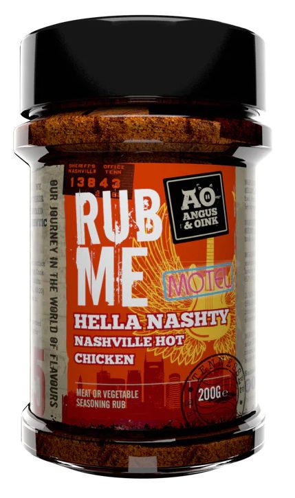 Grilovací koření Angus & Oink Hella Nashty - Nashville HOT Chicken 200 g
