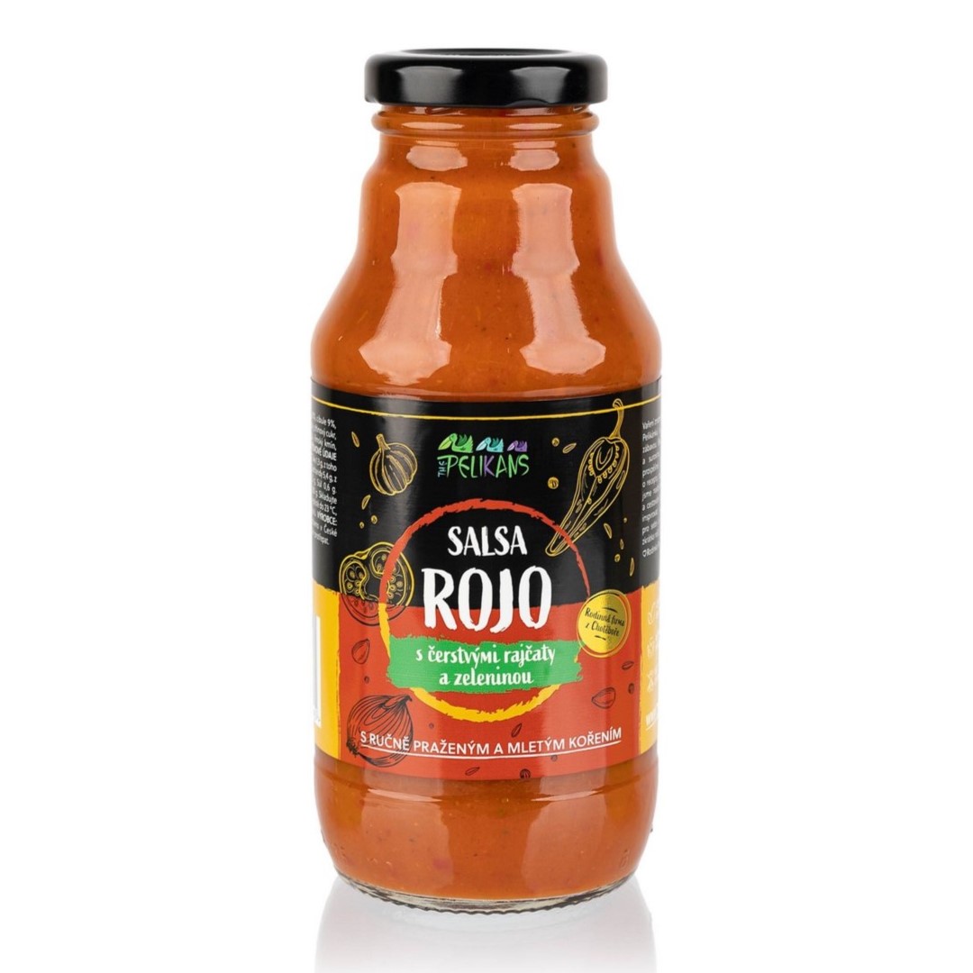 The Pelikans Salsa ROJO s čerstvými rajčaty a zeleninou, 330 g