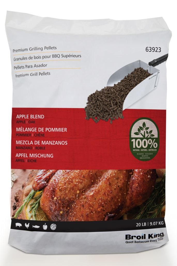 Pelety na grilování Broil King Jabloň, 9 kg