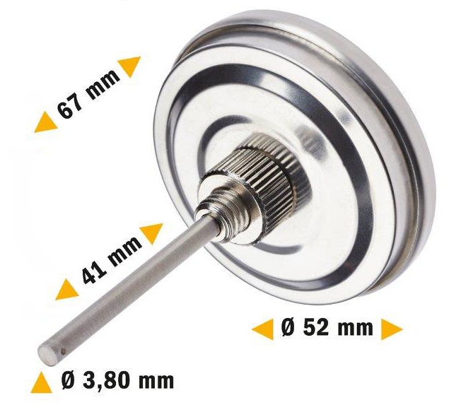 TFA Potravinářský teploměr do stěny udírny