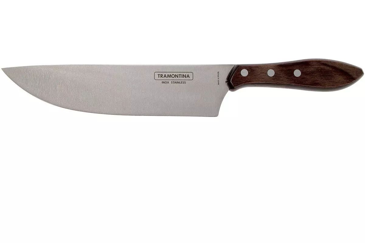 Tramontina Churrasco Univerzální kuchyňský nůž Tramontina Polywood 20 cm, hnědý