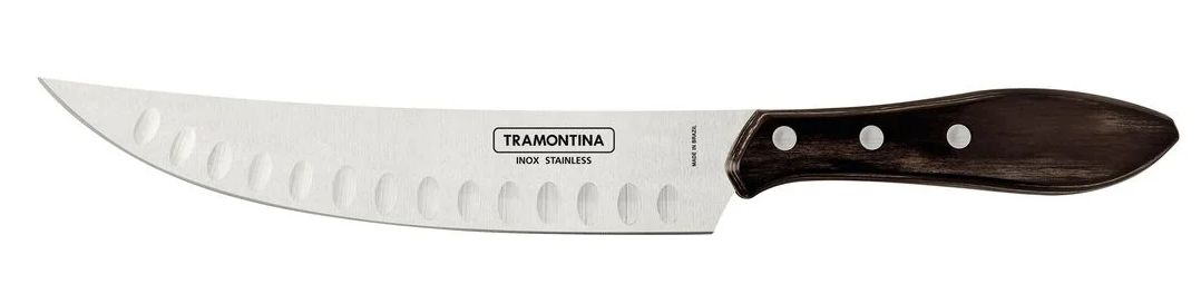 Nůž na maso Tramontina Churrasco Polywood 20 cm, hnědý