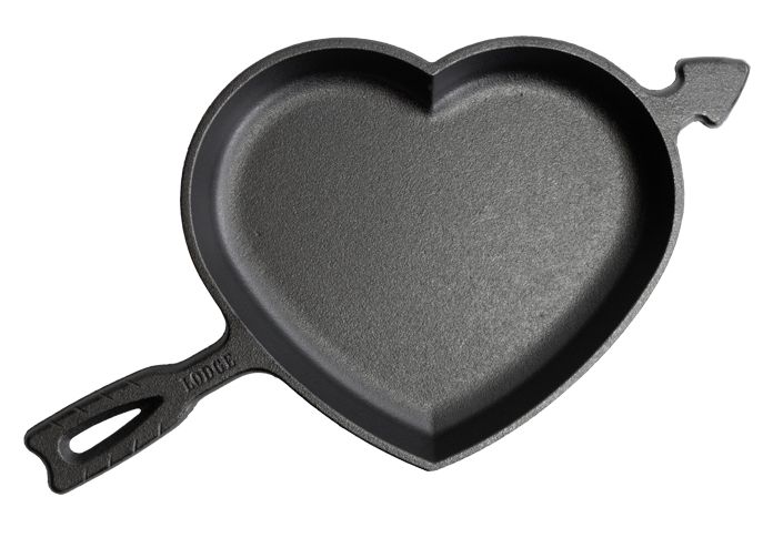 Litinová forma Lodge na pečení - velké srdce