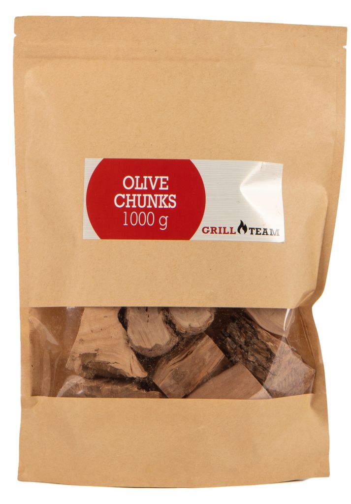 GrillTeam Dřevěné olivové špalíky, 1 kg