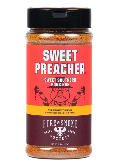 BBQ koření Fire & Smoke Sweet Preacher, 337 g