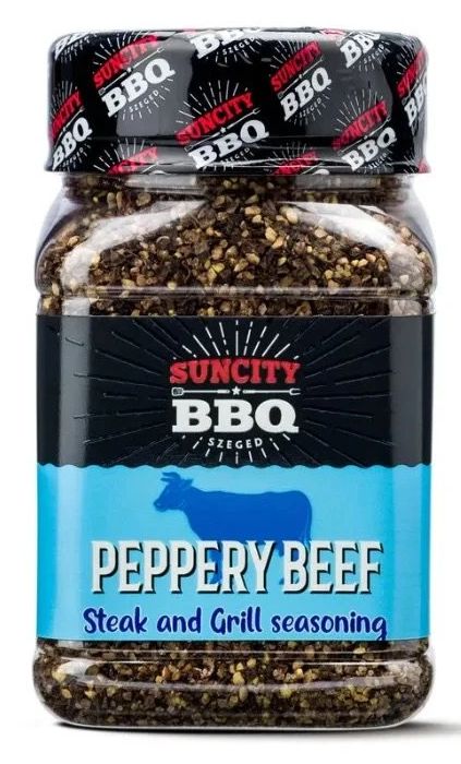 Grilovací koření SunCity BBQ Peppery Beef, 280 g