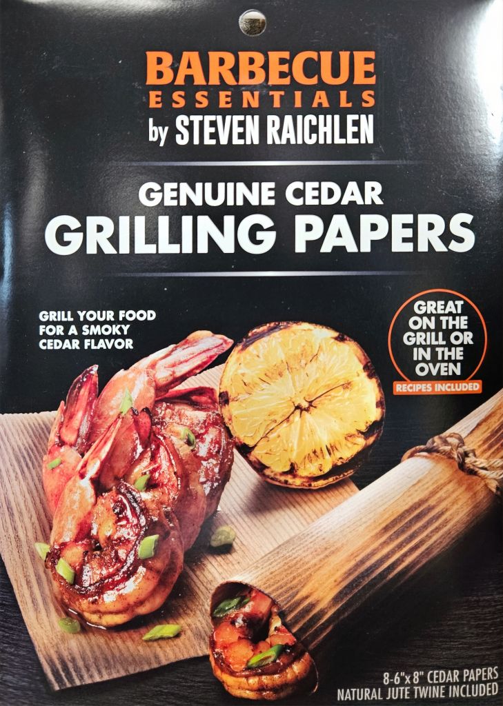 Steven Raichlen Best of Barbecue Cedrový papír Barbecue Essentials, 8 ks