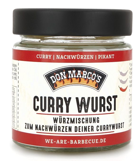Don Marco´s BBQ Kořenící směs Don Marco´s Curry Wurst, 70 g