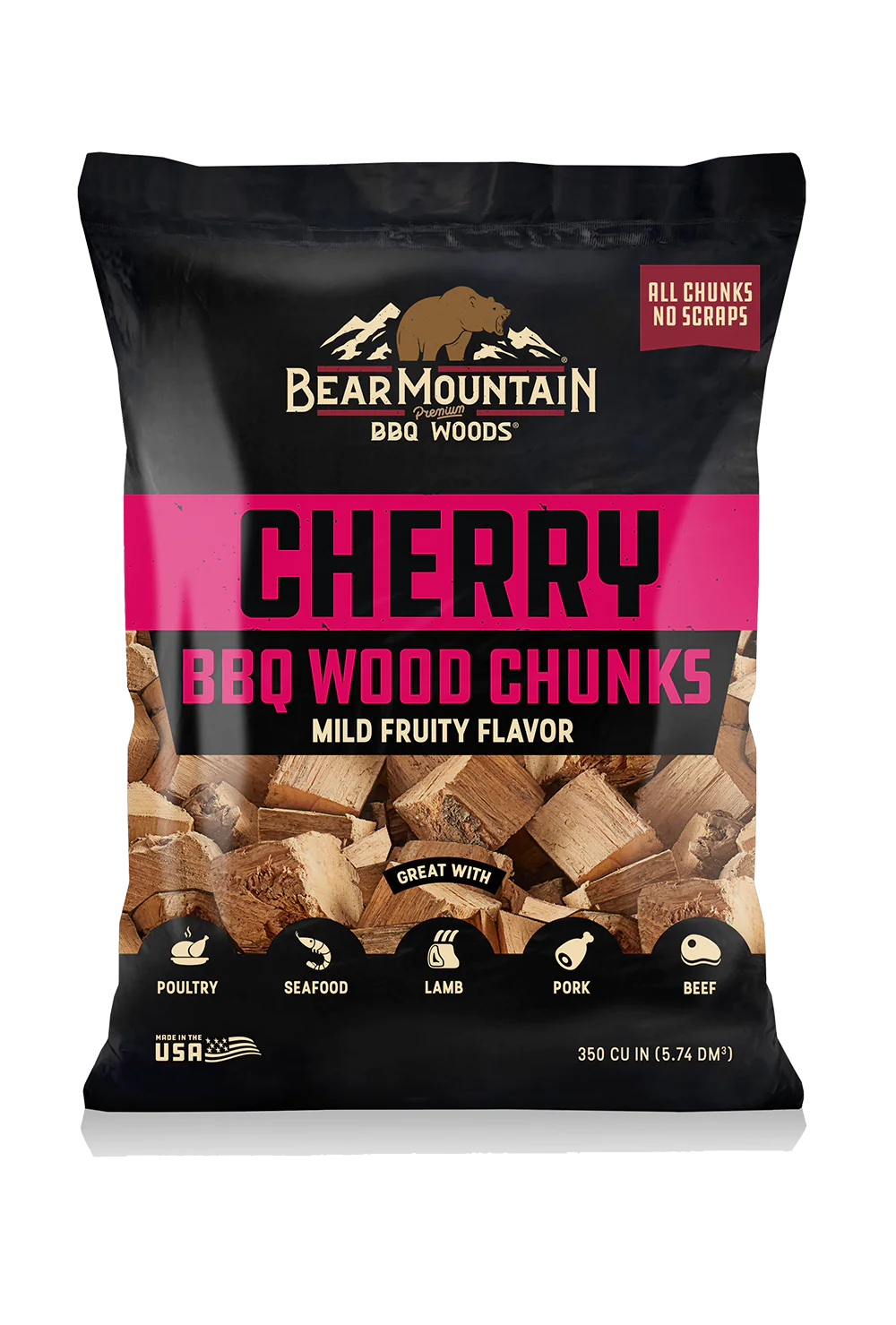 Bear Mountain BBQ Dřevěné špalíky Bear Mountain - třešeň