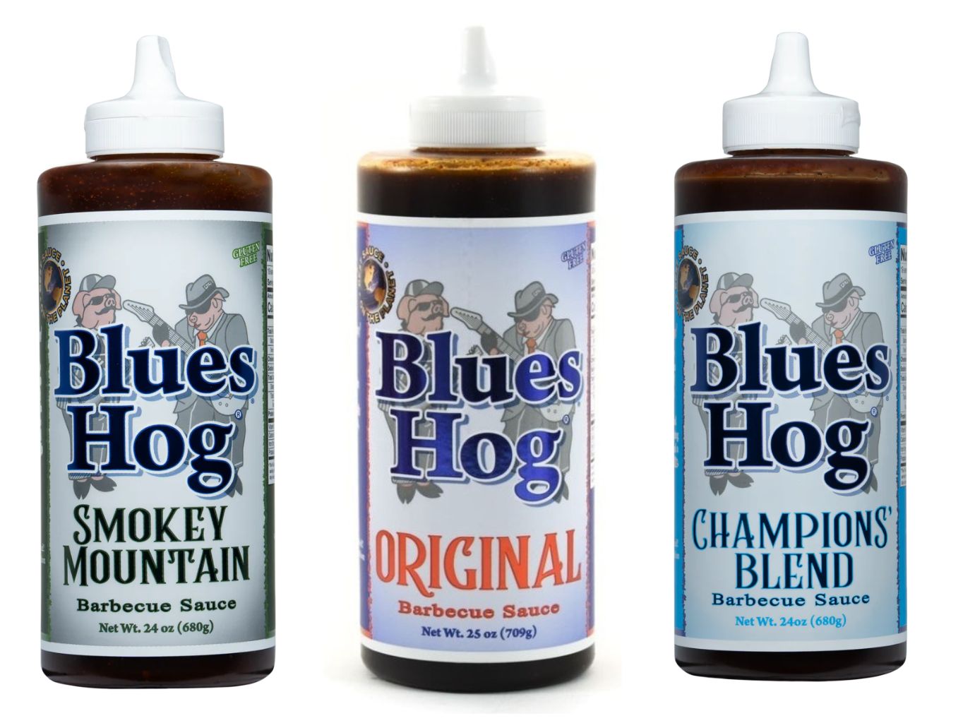 BBQ omáčky Blues Hog 3 ks