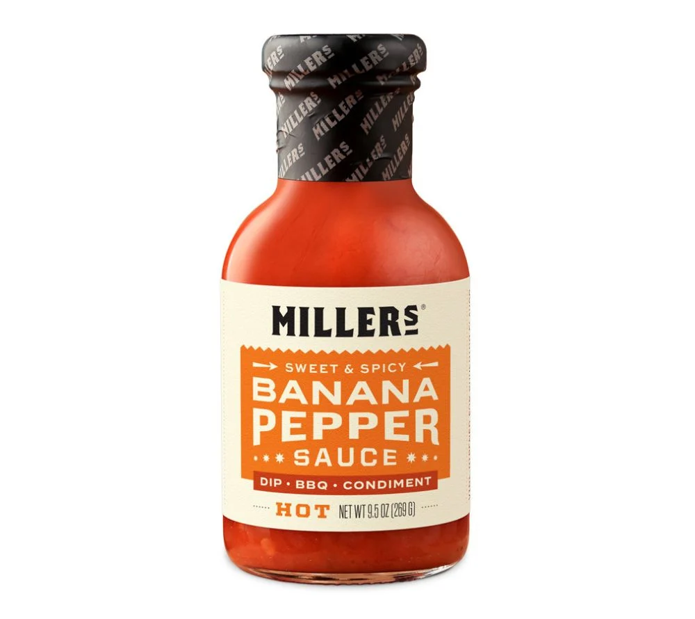 Miller´s Banana Pepper Sauce HOT, 269 g