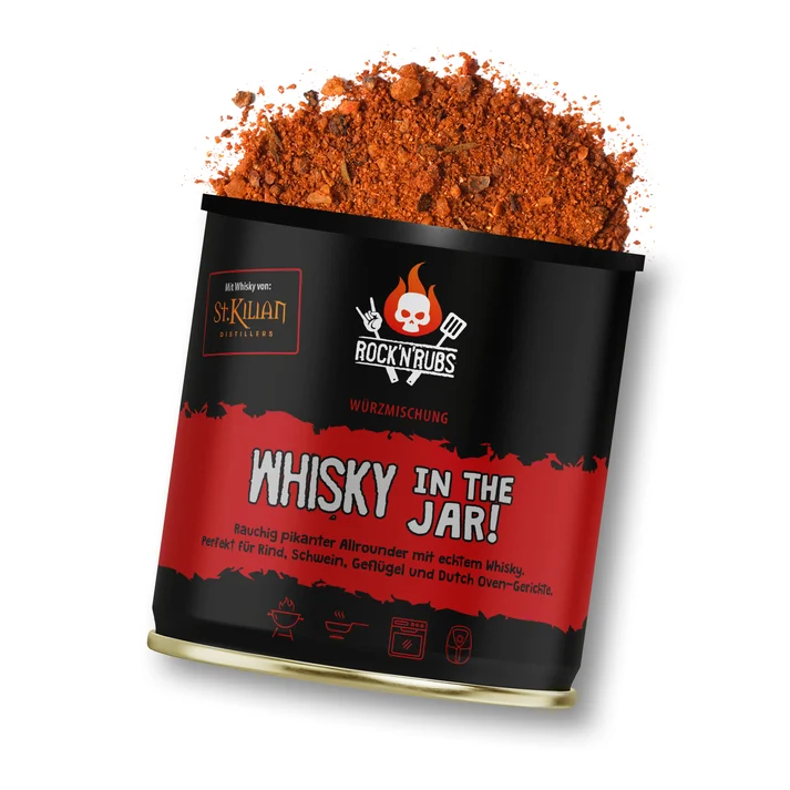Rock'n'Rubs Grilovací koření Whisky in the Jar, 140 g