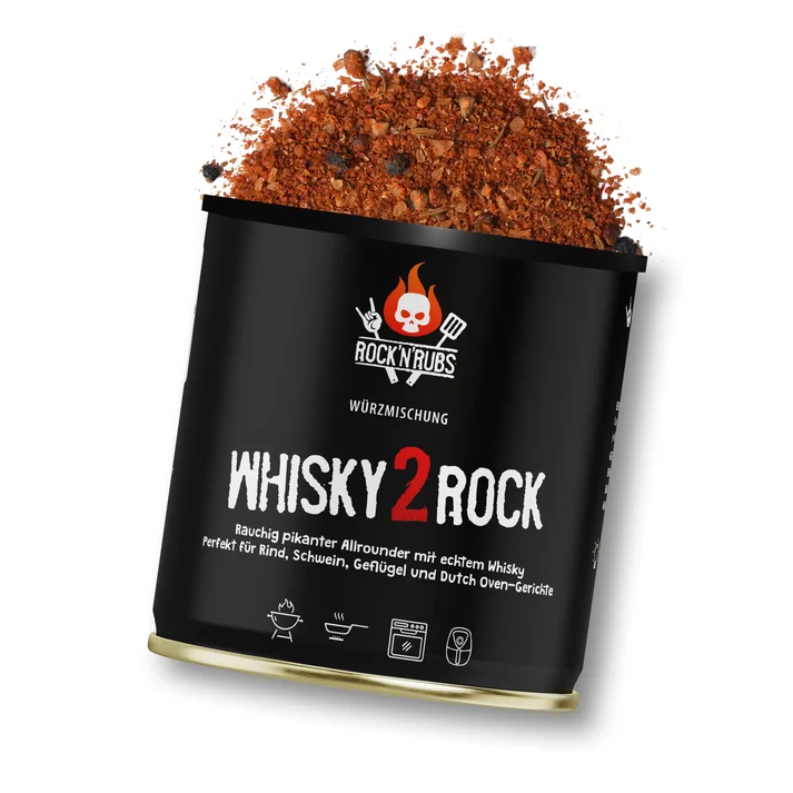 Rock'n'Rubs Grilovací koření Whisky2Rock, 140 g