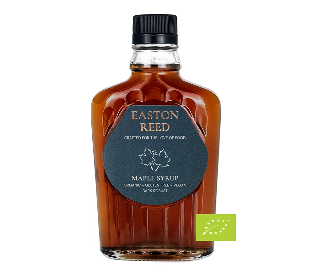 Easton Reed Bio Maple Syrup – Dark Robust Taste, 250 ml