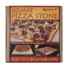Čtvercový pizza kámen 38 x 38 cm, cordierit