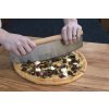 Kráječ na pizzu - kolébka, dřevěná rukojeť