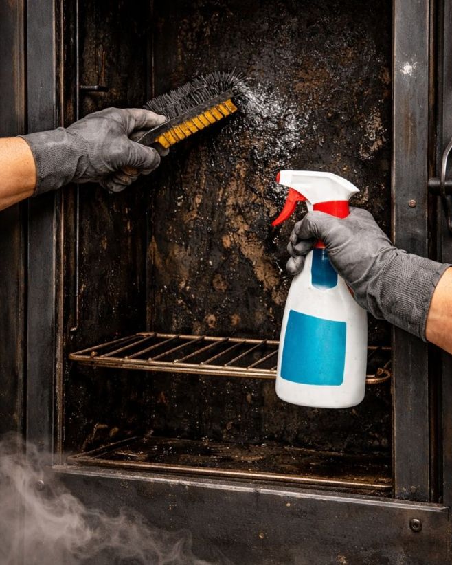 Kouř, saze a mastnota k uzení tak nějak patří. 🔥 Pokud ale cítíte ve vašem domácím uzeném minulou sezónu, je čas na údržbu...